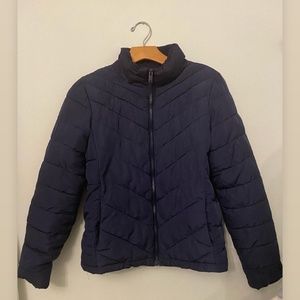 Navy Gap Puffer Jacket